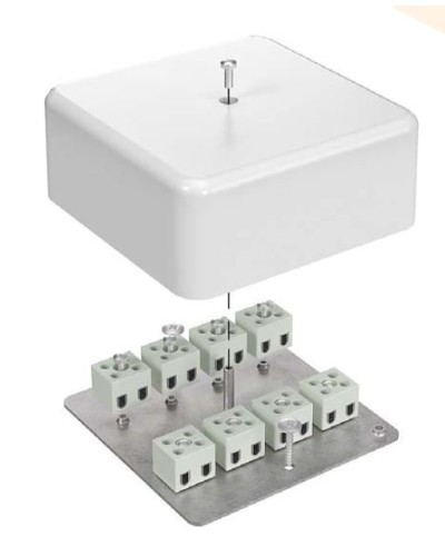Коробка огнестойкая 103х103х45 для кабель-канала (40-0470-FR10.0-6). Коробка огнестойкая для кабель-канала. Промрукав во Владимире