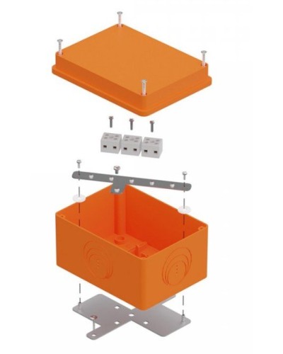 Коробка огнестойкая 150х110х90 E15-E120 для о/п (40-0351-FR6.0-6). Коробка огнестойкая для открытой установки. Промрукав во Владимире