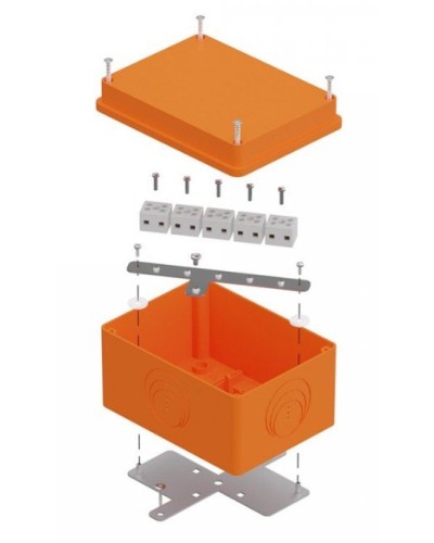 Коробка огнестойкая 150х110х90 E15-E120 для о/п (40-0351-FR2.5-10). Коробка огнестойкая для открытой установки. Промрукав во Владимире