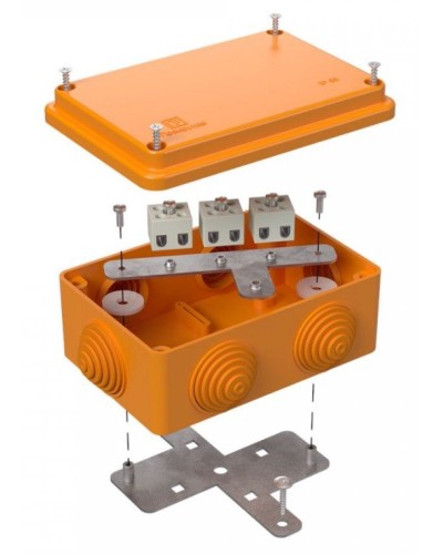 Коробка огнестойкая 120х80х50 (40-0340-FR1.5-6). Коробка огнестойкая для открытой установки. Промрукав во Владимире