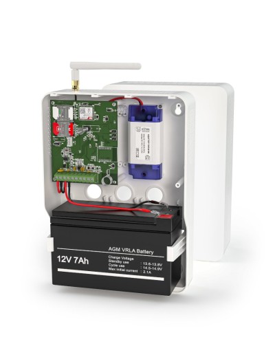 Контакт GSM-14А v.3 (в корпусе под АКБ 1,2-7 Ач с БРП 12V 1А). Панель охранная радиоканальная. Ритм во Владимире