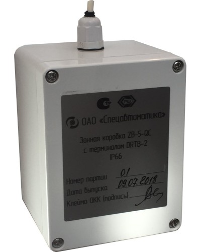 ZB-5-QC с DRTB-2 исп.01. Монтажная зонная коробка. Спецавтоматика, Москва во Владимире