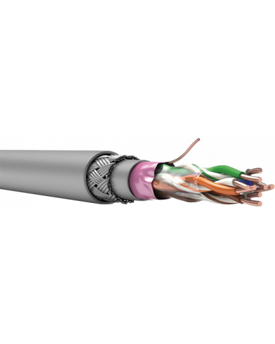 TechnoLAN F/UTP SWA PS Cat 5e ZH нг(A)-HF 2x2x0,52. Кабель «витая пара» (LAN) для структурированных систем связи. СПКБ-Техно во Владимире