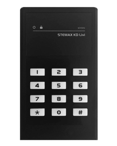 STEMAX KD Livi (черный). Беспроводная кнопочная кодовая панель. Стелс НПП во Владимире